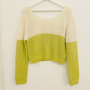 Lovers + Friends Sweet Escape Sweater in Citrus